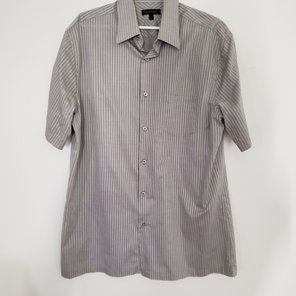 𝅺john W. Nordstrom  casual short sleeve shirt égyptien Cotton - Picture 1 of 5